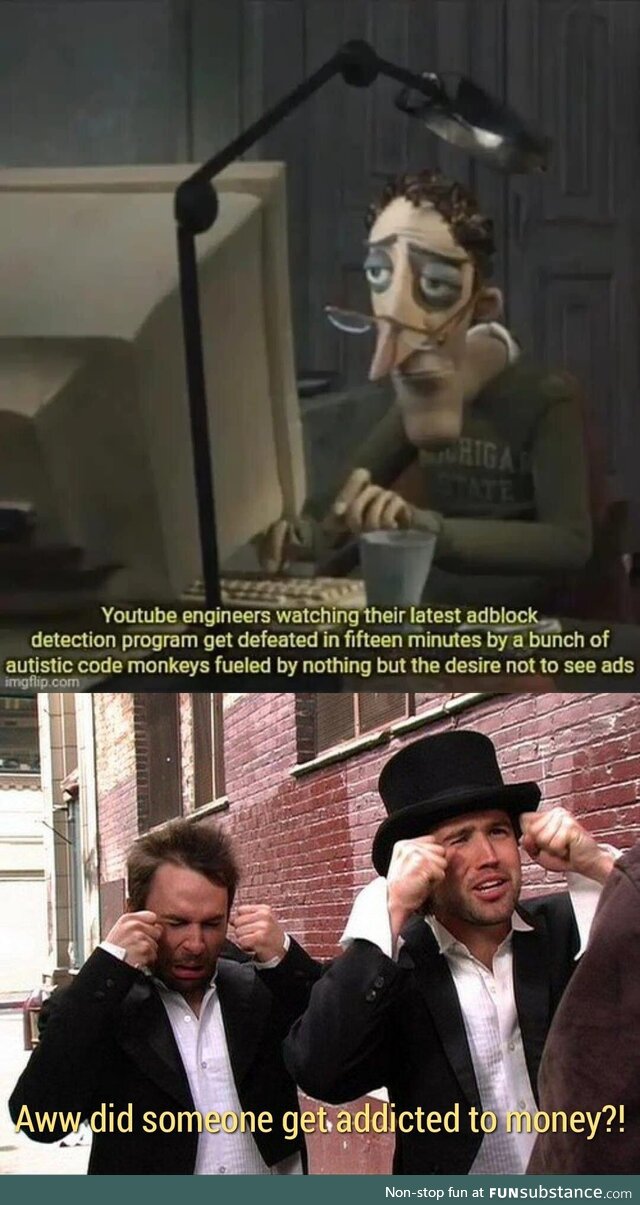 Maybe they are doing an extra shitty job on purpose?