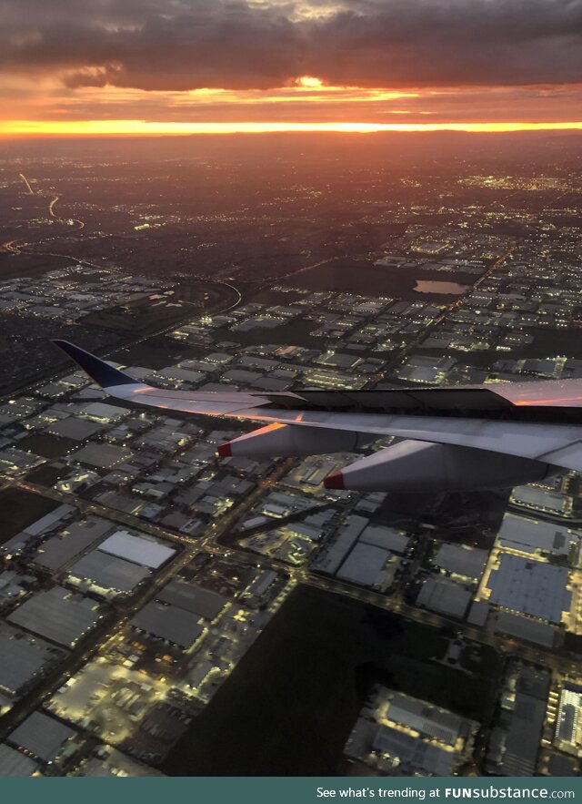 Took a pic on my flight to Australia