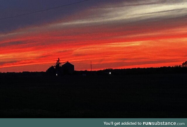 A sunset I captured a few nights ago