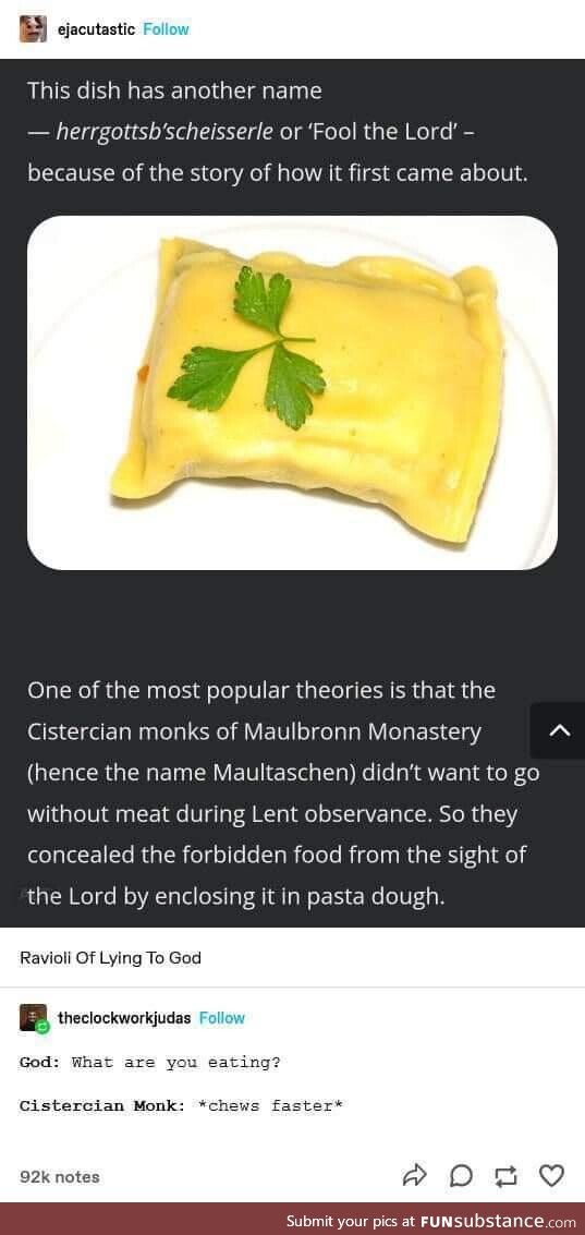 Pasta of sin