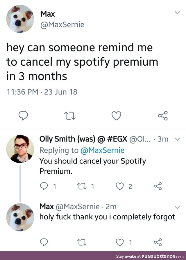 Please remind me