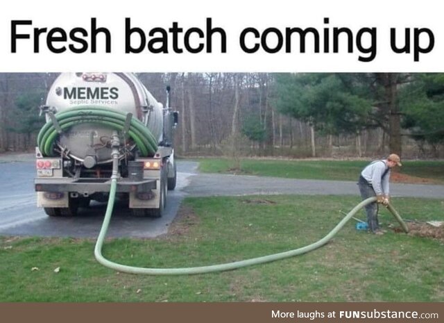 You're welcome for my service