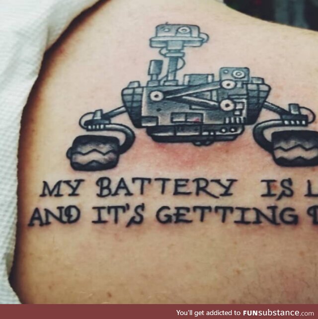 A guy I know got a tattoo