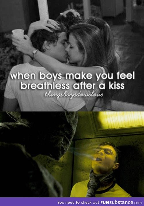 When boys make you feel breathless