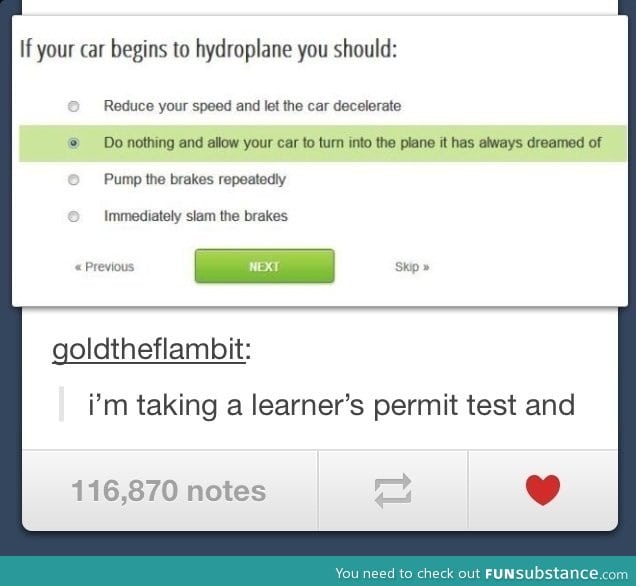 Permit test