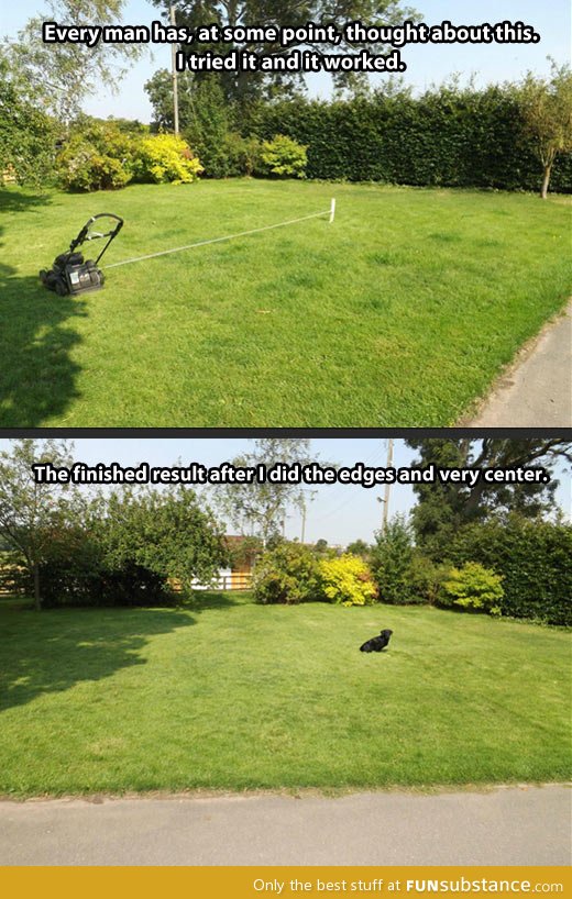 Lawn mowing made easy