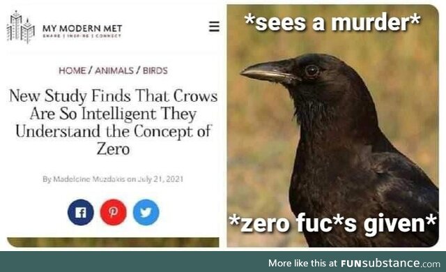 With two crows cawing - a murder is bound to happen soon enough