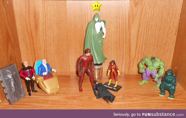 My yearly nativity setup