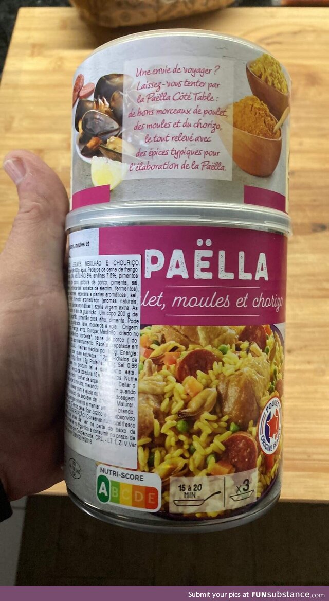 My wife wants to go to Spain for a traditional Paella. This will save a few bucks