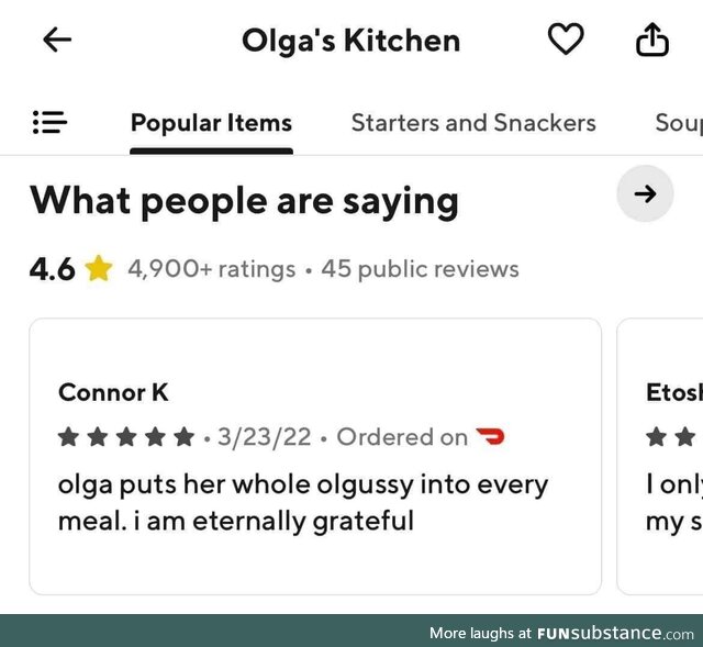 My buddy does delivery driving and sent me this gem of a review while browsing the app