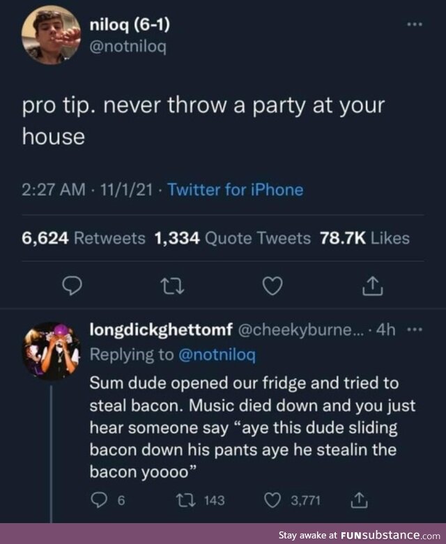 Beware the bacon stealer