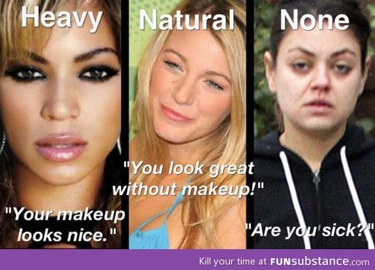 What people say according to my makeup