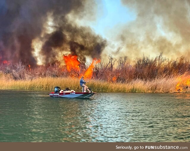 Buddy is Fire Fighting out West- Sent me this pic