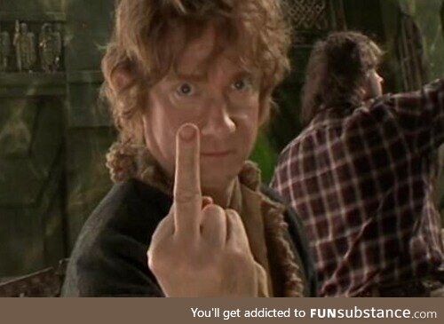 Bilbo. Motherf*cking. Baggins