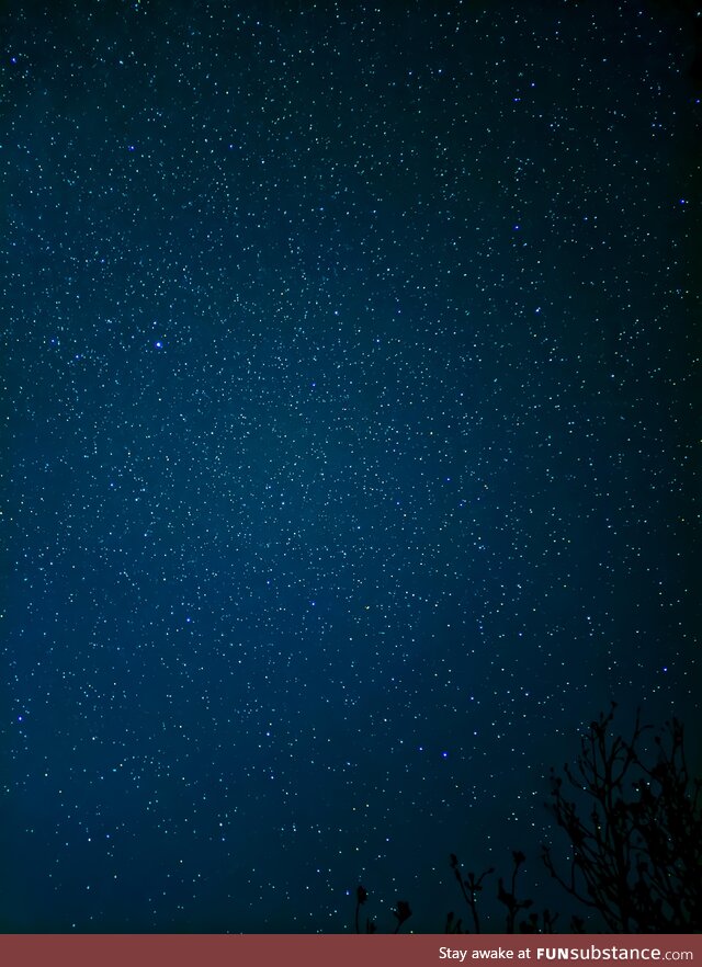 Clear night sky