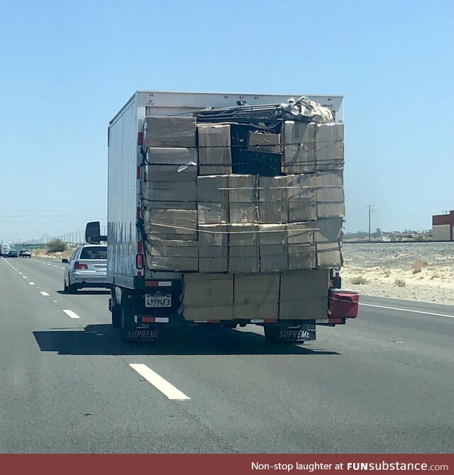 [OC] This guy should’ve rented a bigger truck