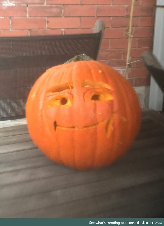 Roblox handsome face pumpkin