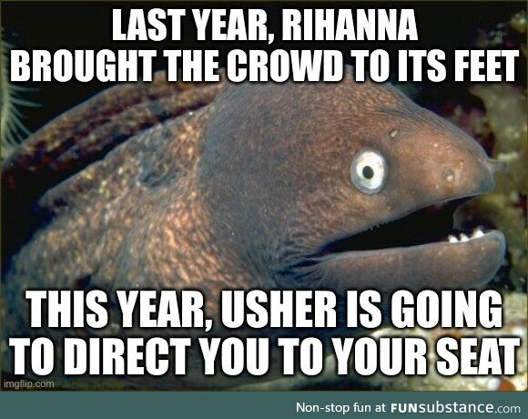 Go Usher, go Usher!