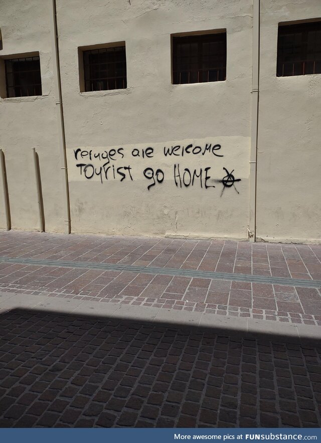Graffiti in Chania, Greece
