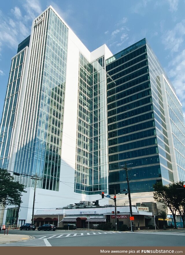 This local diner refused to sell to Marriott for their new HQ/hotel. Marriott built
