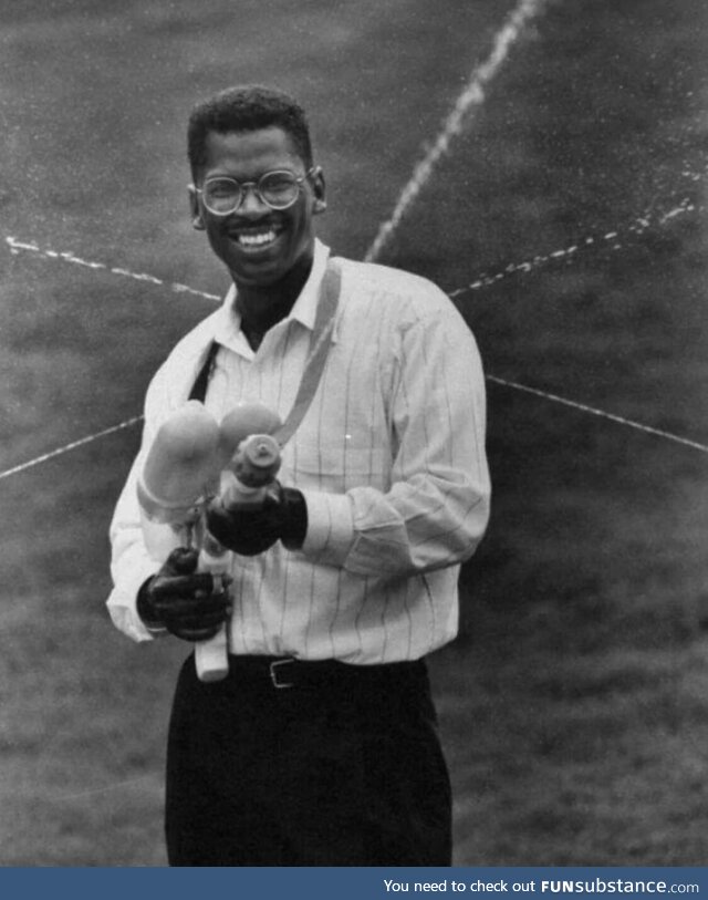 The creator of the Super Soaker ( Lonnie Johnson ) 1992