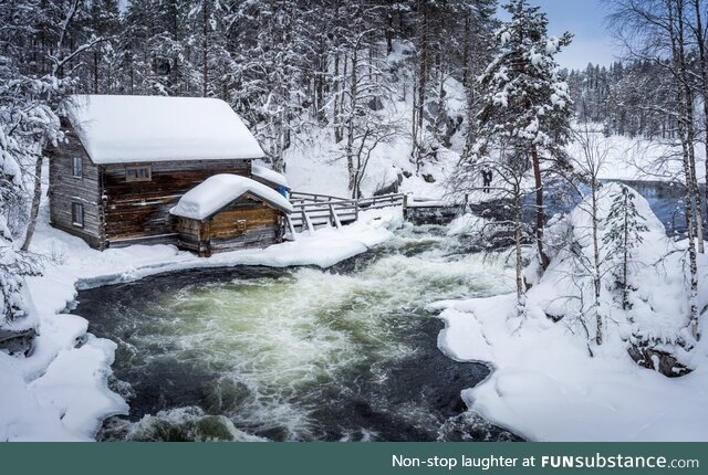 Cabin in the forest in Finland