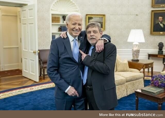 Mark Hamill was invited to the White House to celebrate May the 4th this year