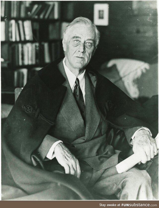 One of the last photos taken of FDR