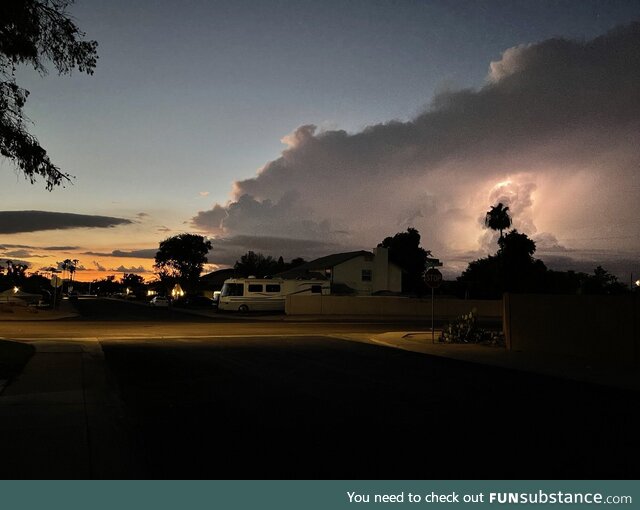 [oc] arizona monsoon season can be beautiful!
