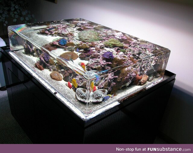 Zero edge aquarium