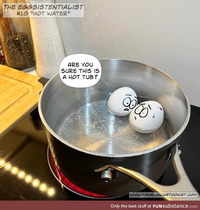 Hot water (the eggsistentialist #10)