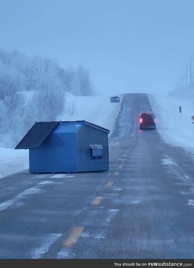 Saw this blue Ford on the highway