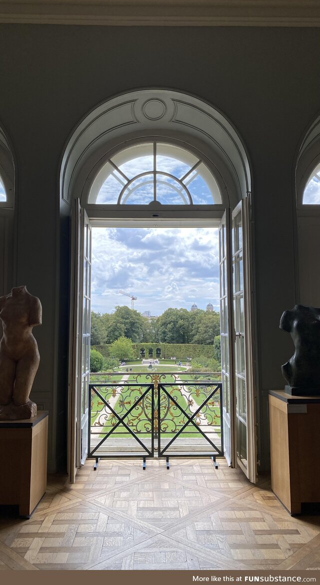 That view from the museum (Paris, France) [OC]