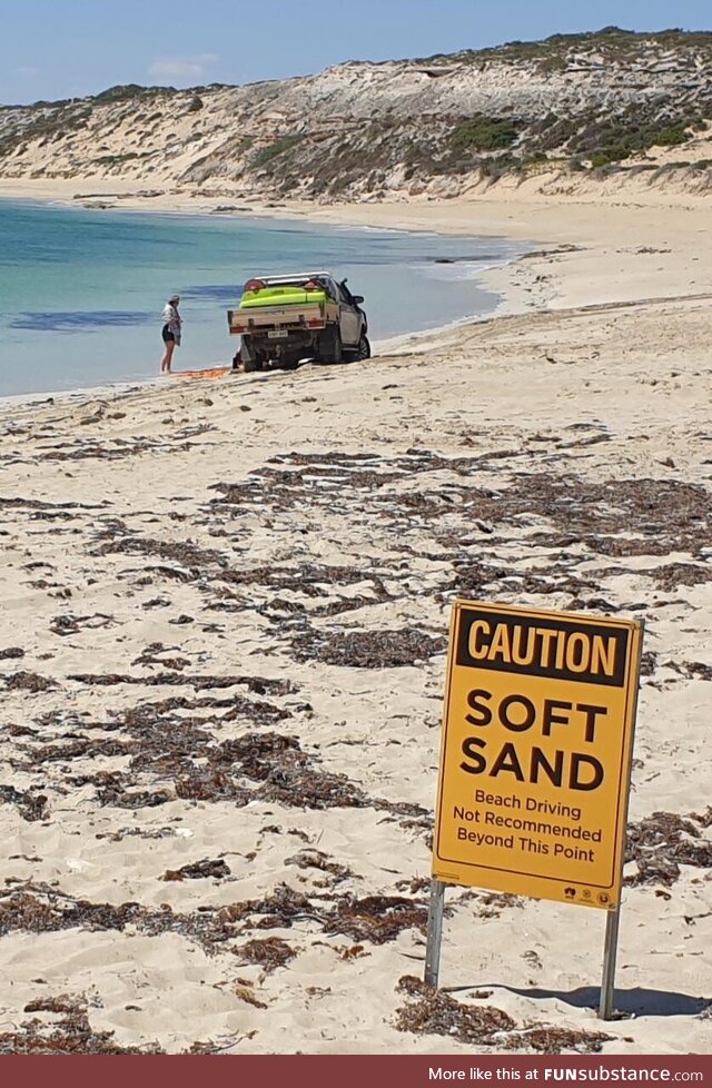Sign? What sign?