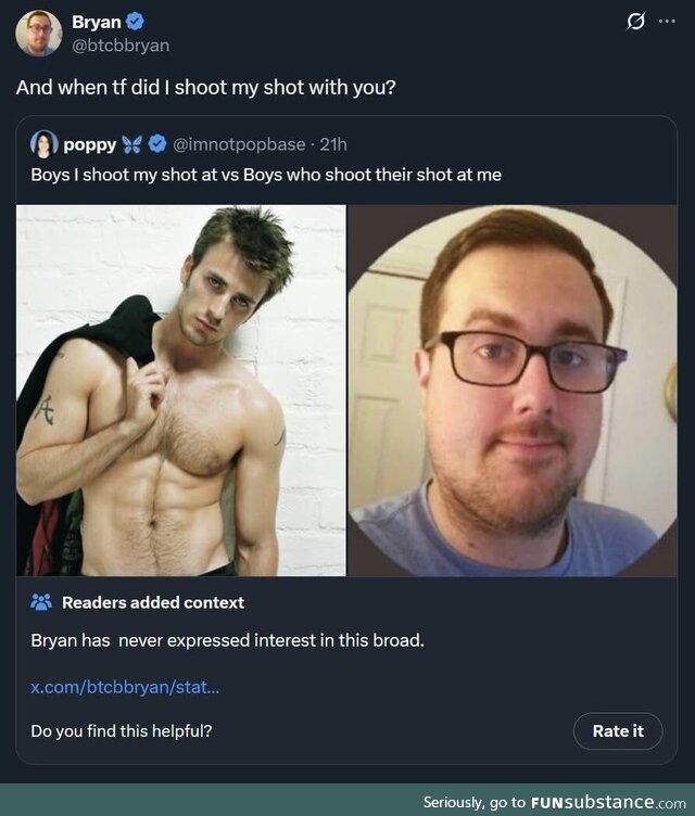 Bryan has standards