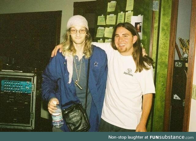 One of the last pictures of Alice In Chains lead singer Layne Stalely before his tragic
