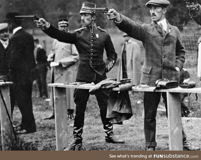 Olympic shooting, stockholm, 1912