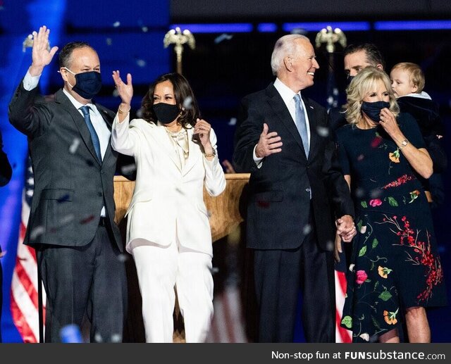 A year ago today, Joe Biden beat Trump to be elected the 46th US President
