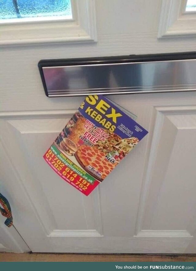 That's one way to advertise