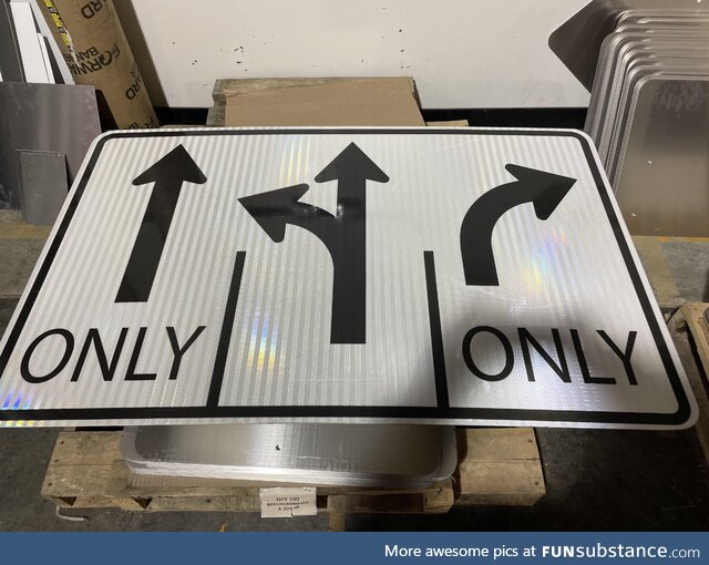 This was saved so some road somewhere has this sign up