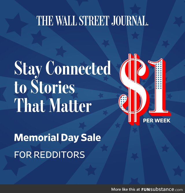 Act Now - Get WSJ For This Special Low Price - Just $1/week