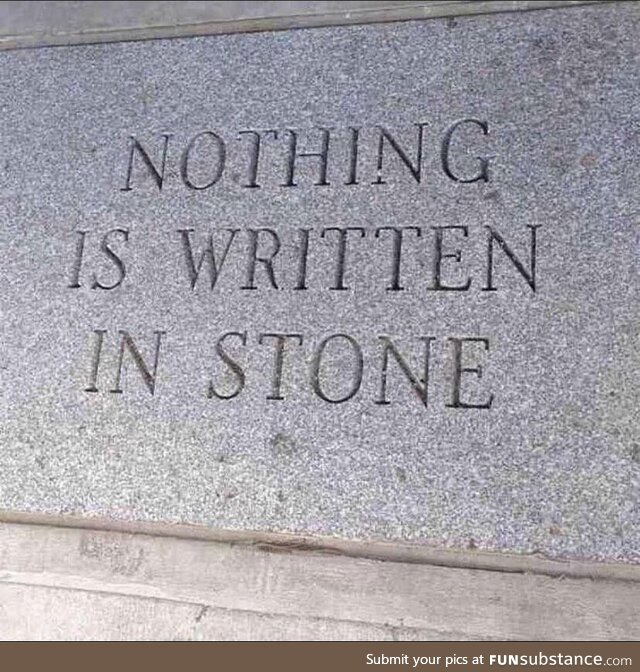 Oh the irony
