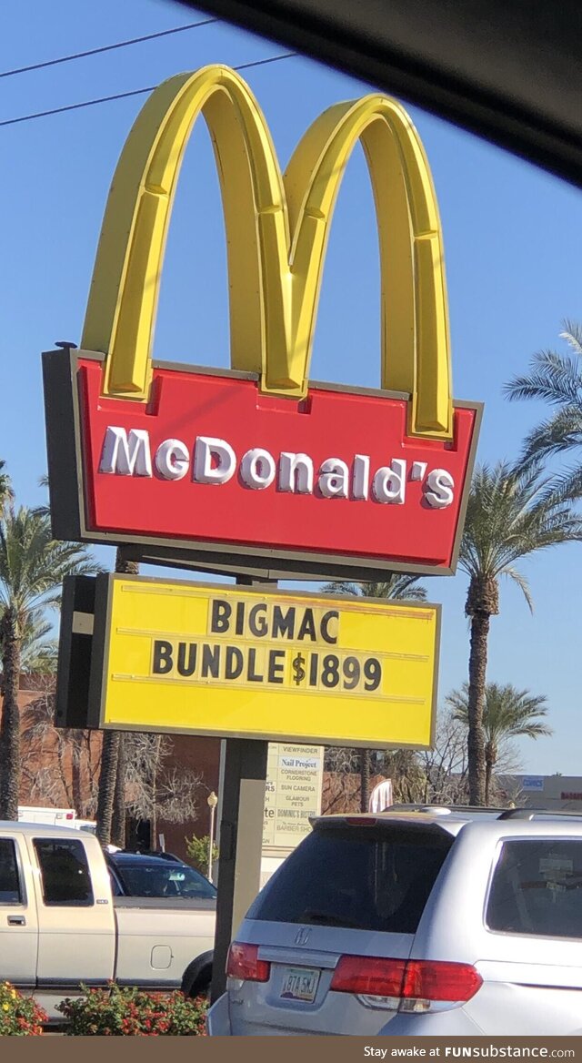 I know food prices are high now but this is ridiculous!