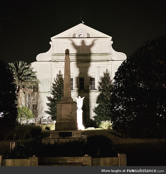 [OC] The Touchdown Jesus at St. Louis Cathedral