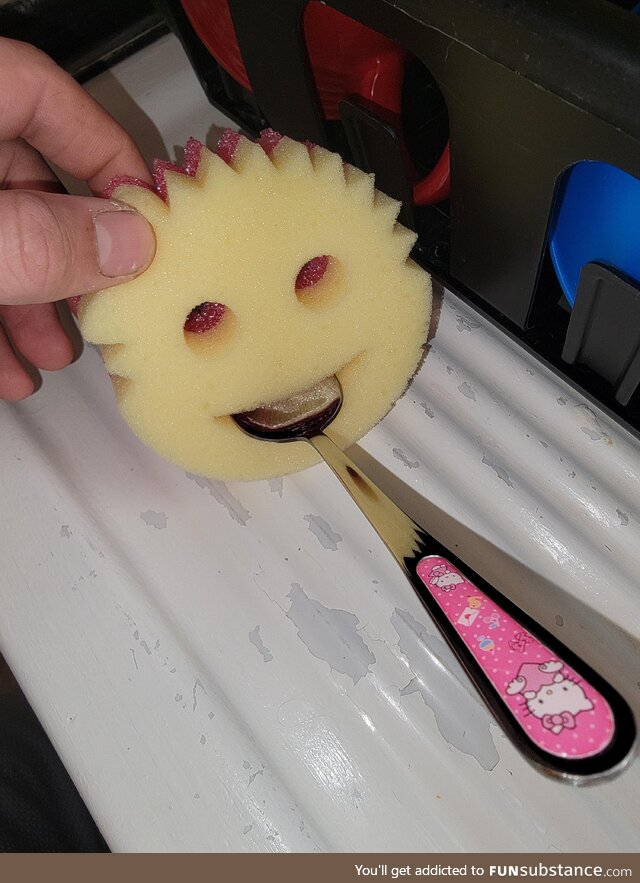 It's the best way to wash spoons