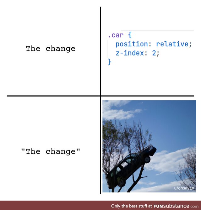 "The change"