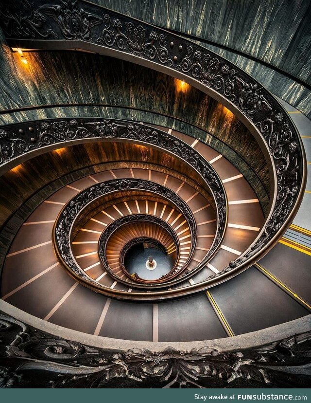 The Bramante Staircases in the Vatican Museum