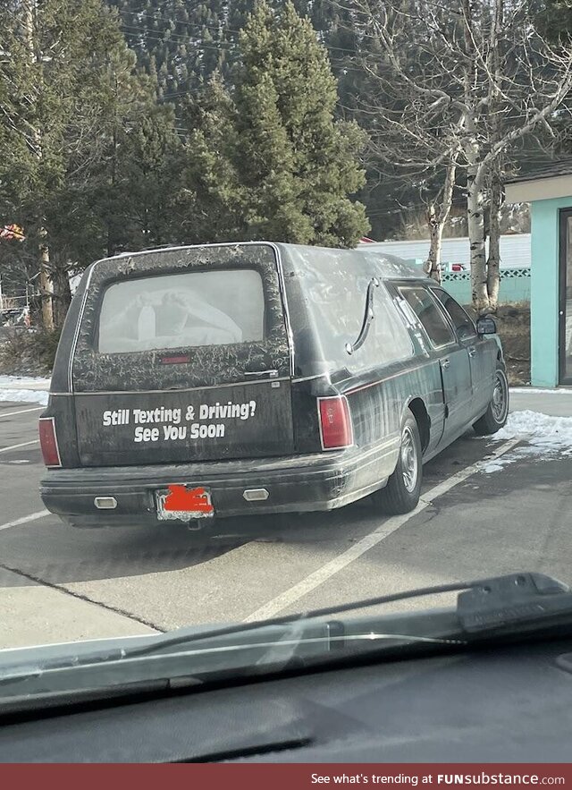 Hearse got no chill