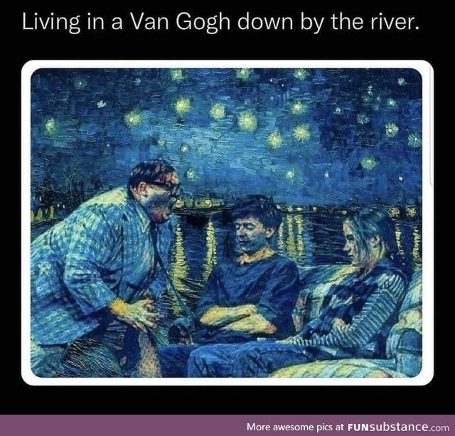 His speech is called, "Van Gogh for it!"