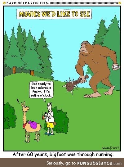 Bigfoot lives